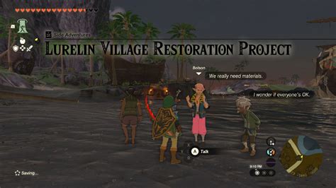 Tears of the Kingdom: Lurelin Village Restoration .